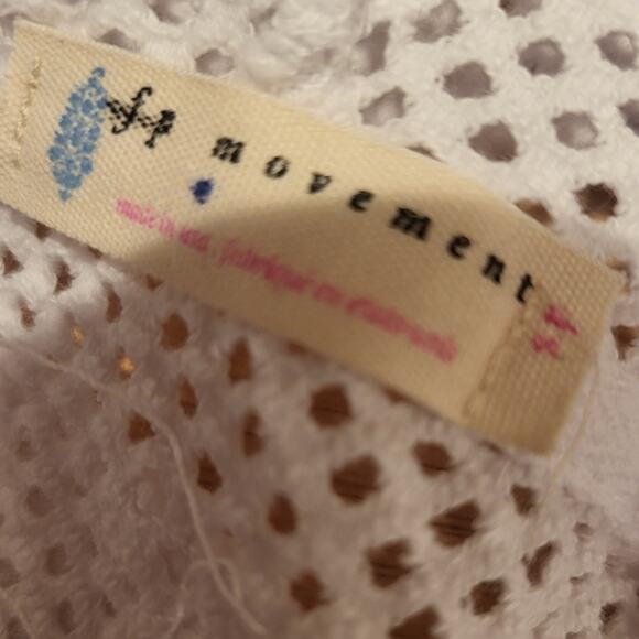 Free People Serve Cardi White Small - Picture 5 of 5